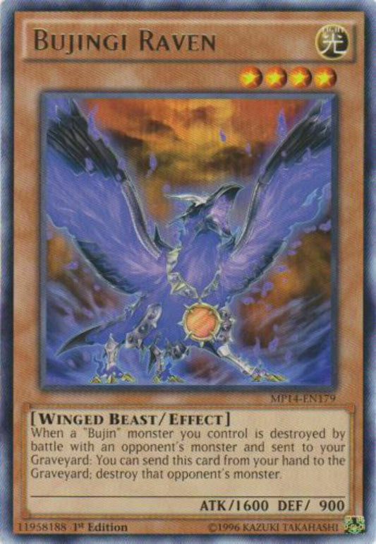 Bujingi Raven - MP14-EN179 - Rare - 1st Edition
