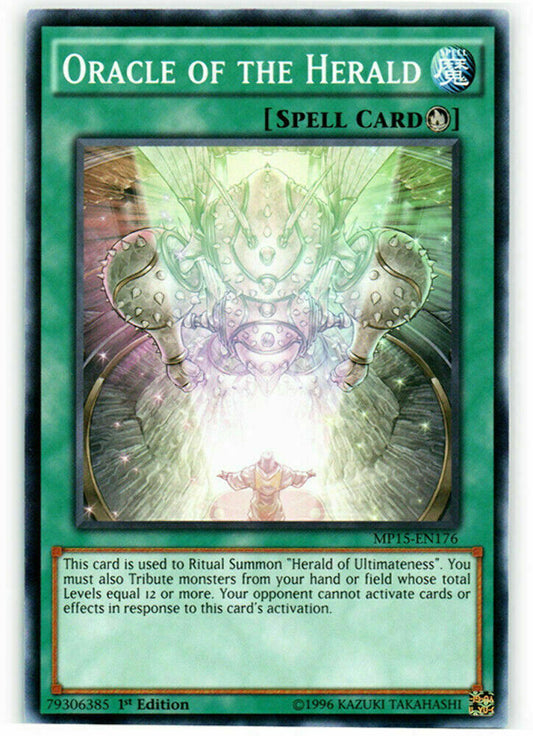 Oracle of the Herald - MP15-EN176 - Common - 1st Edition- YuGiOh