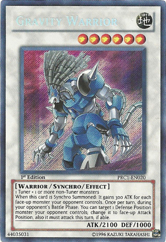 Gravity Warrior - PRC1-EN020 - Secret Rare - 1st Edition - YuGiOh
