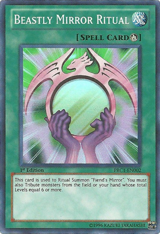 Beastly Mirror Ritual - PRC1-EN002 - Super Rare - 1st Edition - YuGiOh