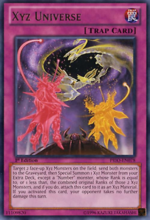 Xyz Universe - PRIO-EN078 - Rare - Unlimited Edition - YuGiOh