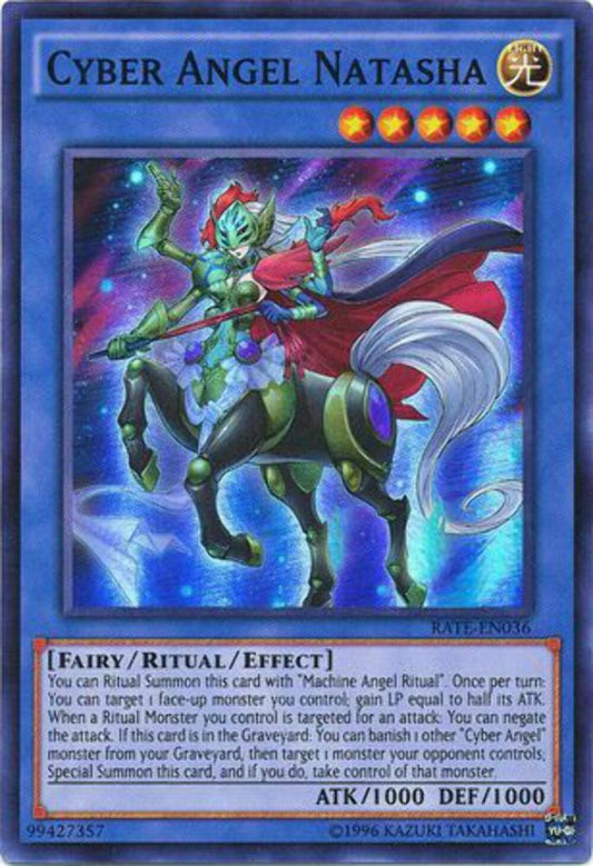 Cyber Angel Natasha - RATE-EN036 - Super Rare - Unlimited Edition - YuGiOh