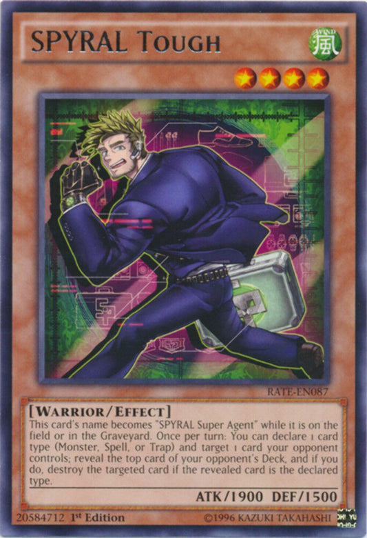 SPYRAL Tough - RATE-EN087 - Rare - 1st Edition - YuGiOh