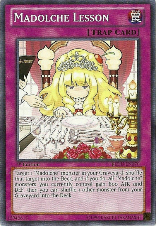 Madolche Lesson - REDU-EN070 - Common - Unlimited Edition - YuGiOh