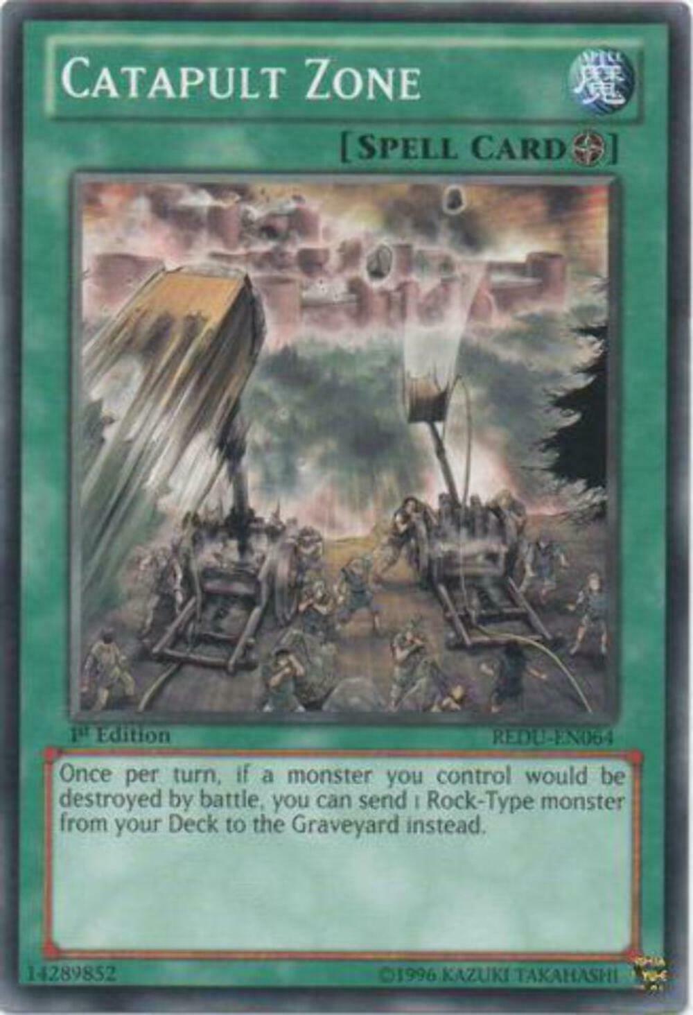Catapult Zone - REDU-EN064 - Common - Mixed Editions - YuGiOh