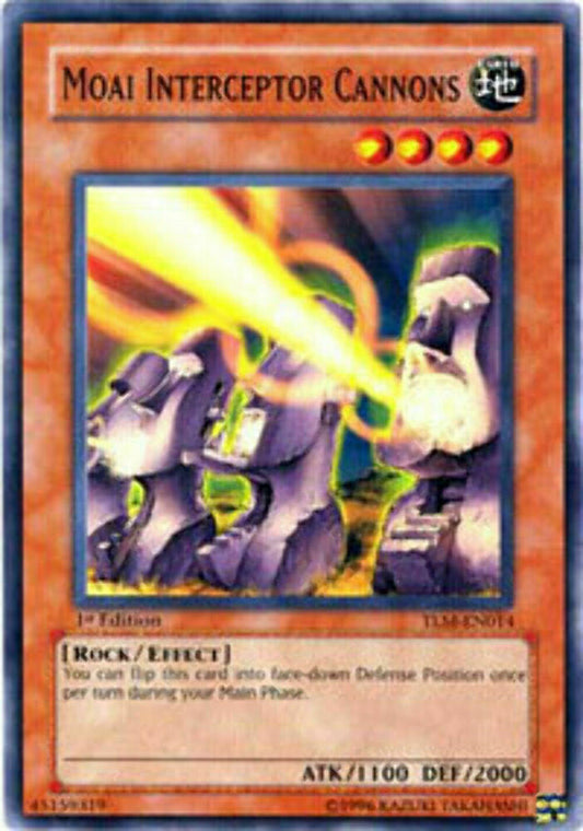 Moai Interceptor Cannons - TLM-EN014 - Common - 1st Edition - YuGiOh