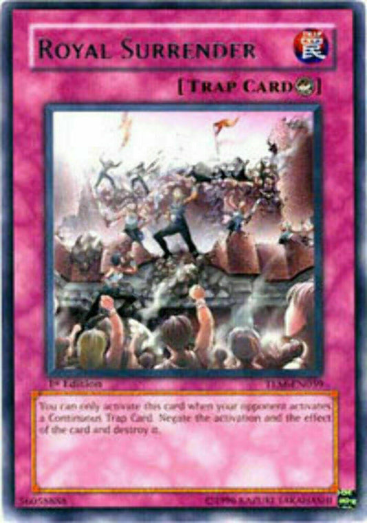 Royal Surrender - TLM-EN059 - Rare - 1st Edition - YuGiOh
