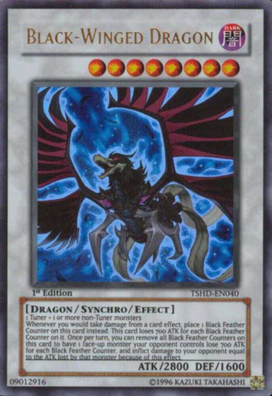 Black-Winged Dragon - TSHD-EN040 - Ultra Rare - Unlimited Edition - VLP