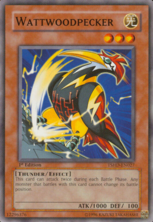 Wattwoodpecker - TSHD-EN027 - Common - 1st Edition - YuGiOh