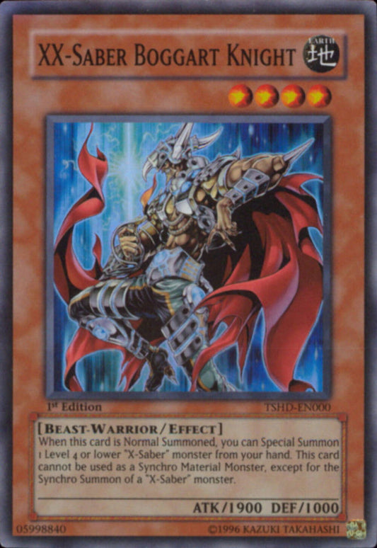 XX-Saber Boggart Knight - TSHD-EN000 - Super Rare - Unlimited Edition - YuGiOh