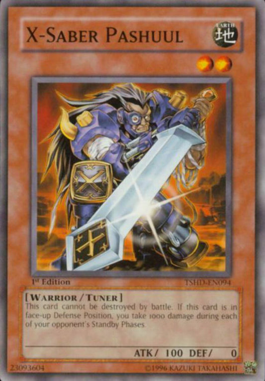 X-Saber Pashuul - TSHD-EN094 - Common - Unlimited Edition - YuGiOh