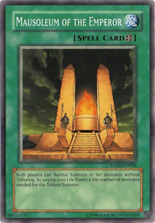 Mausoleum of the Emperor - TU02-EN018 - Common - Unlimited Edition - YuGiOh LP