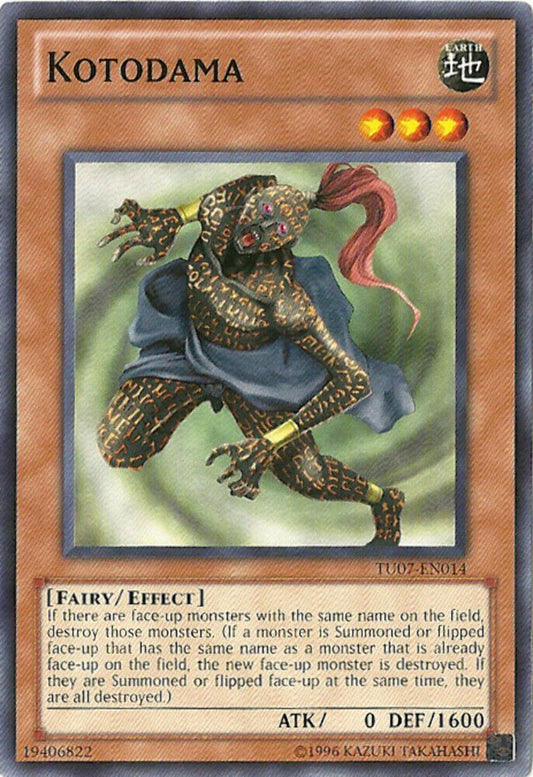 Kotodama - TU07-EN014 - Common - Unlimited Edition - YuGiOh