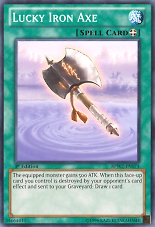 Lucky Iron Axe - WGRT-EN074 - Common - 1st Edition - YuGiOh