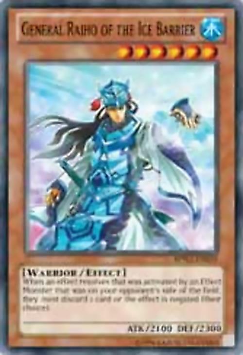 General Raiho of the Ice Barrier - WGRT-EN039 - Super Rare - 1st Edition