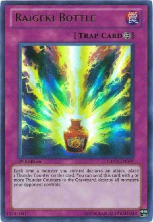 Raigeki Bottle - WGRT-EN091 - Super Rare - 1st Edition - YuGiOh
