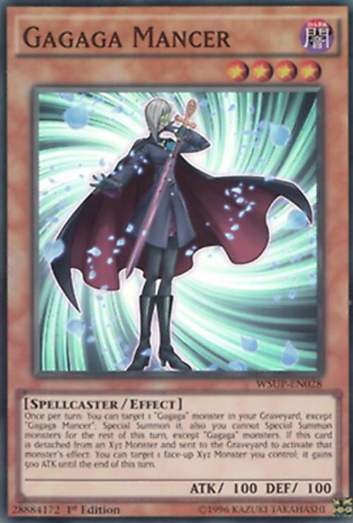 Gagaga Mancer - WSUP-EN028 - Super Rare - 1st Edition - YuGiOh