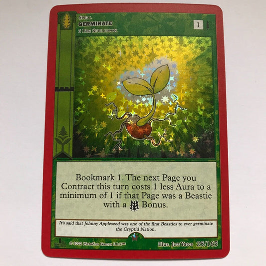 Germinate 25/165 - Rare Full Holo - MetaZoo Wilderness 1st Edition