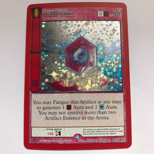 Haunted Tundra 40/165 - Rare Full Holo - MetaZoo Wilderness 1st Edition