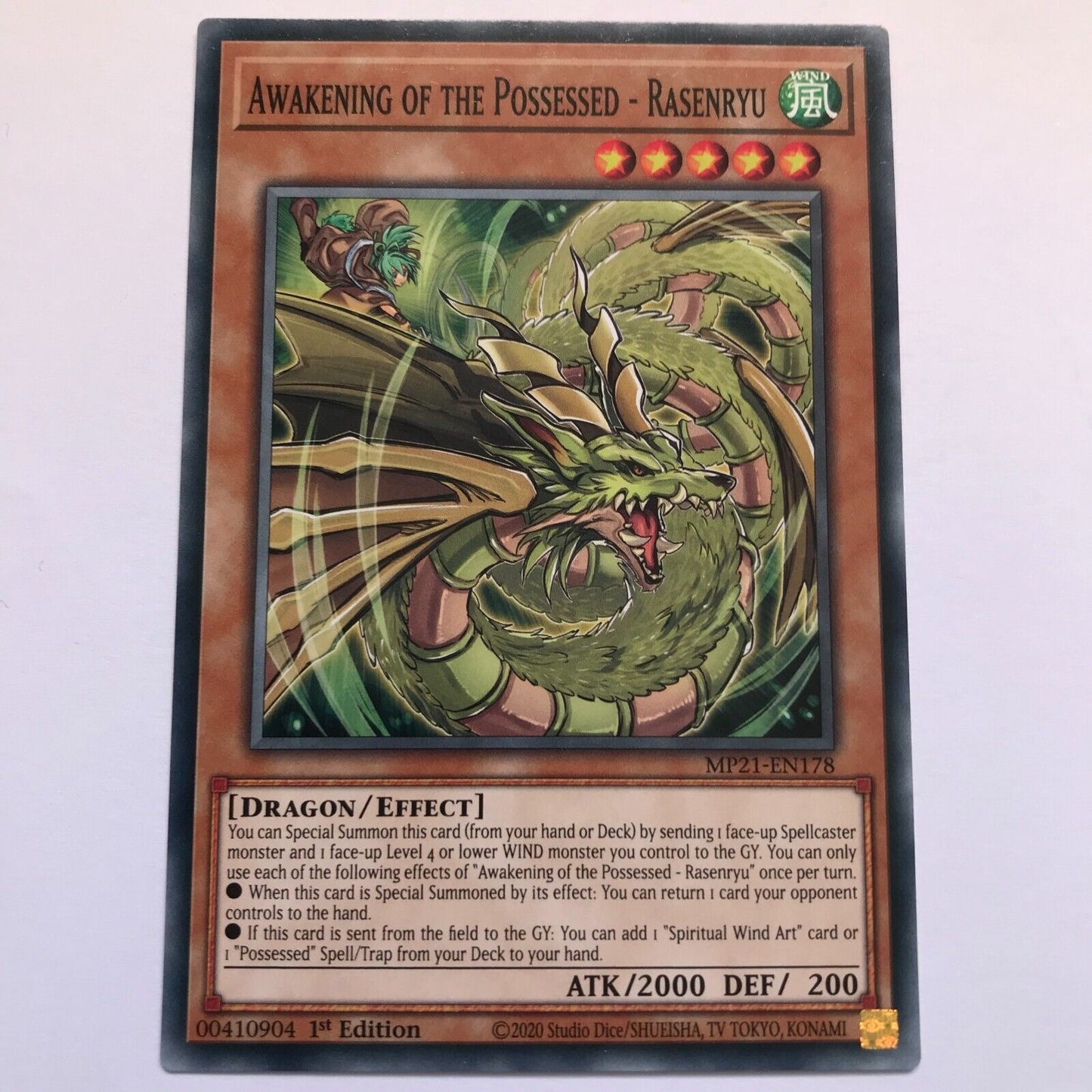 Awakening Of The Possessed - Rasenryu - MP21-EN178 - Common - 1st Edition