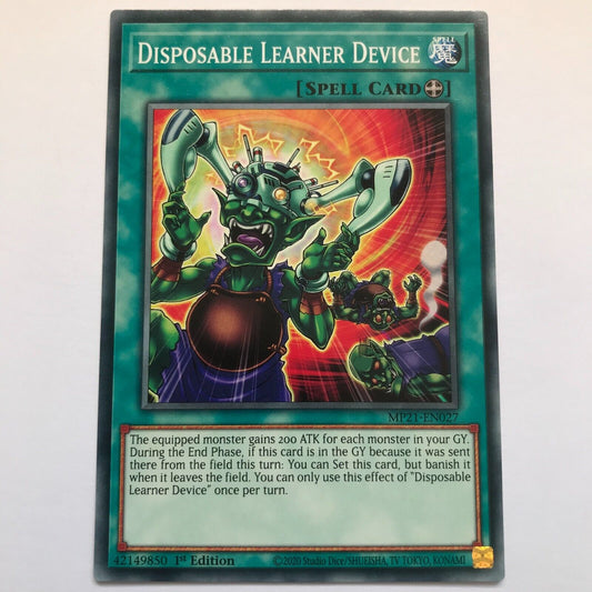 Disposable Learner Device - MP21-EN027 - Common - 1st Edition - YuGiOh