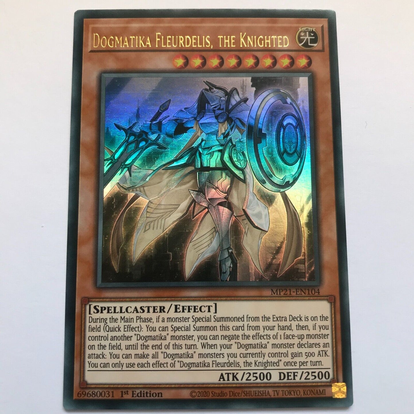Dogmatika Fleurdelis, The Knighted - MP21-EN104 - Ultra Rare - 1st Edition - YuG