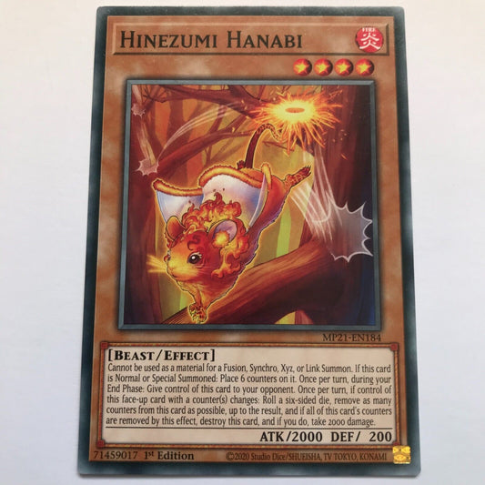 Hinezumi Hanabi - MP21-EN184 - Common - 1st Edition - YuGiOh