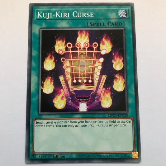 Kuji-Kiri Curse - MP21-EN028 - Common - 1st Edition - YuGiOh