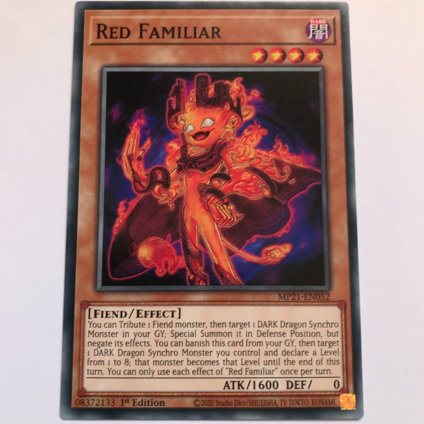 Red Familiar - MP21-EN052 - Common - 1st Edition - YuGiOh