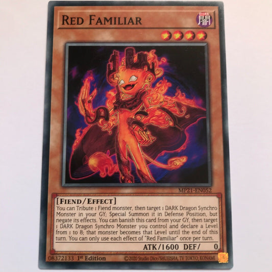 Red Familiar - MP21-EN052 - Common - 1st Edition - YuGiOh