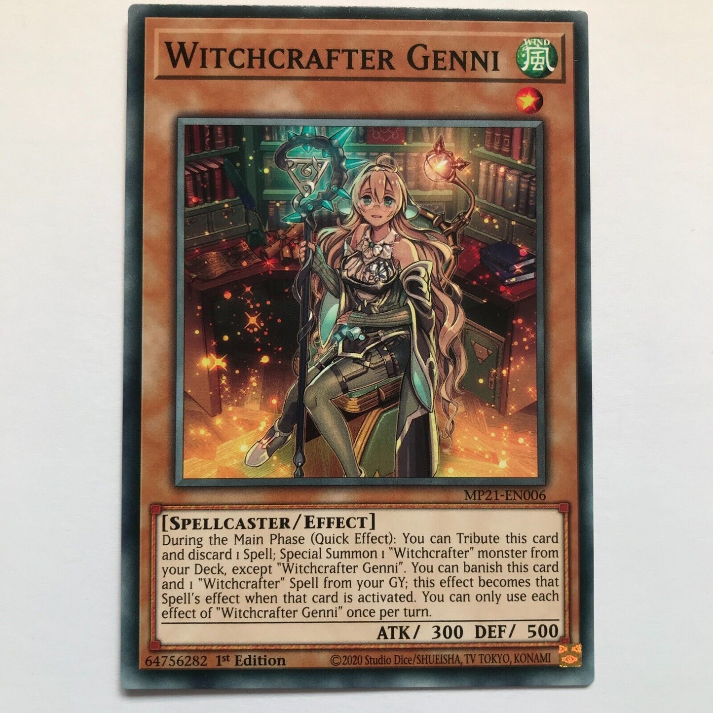Witchcrafter Genni - MP21-EN006 - Common - 1st Edition - YuGiOh