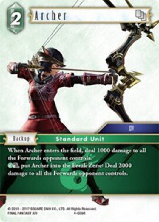 Archer - 4-056R OPUS 4 Final Fantasy TCG