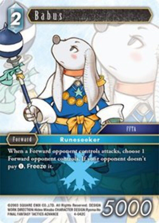 Babus - 4-042C OPUS 4 Final Fantasy TCG