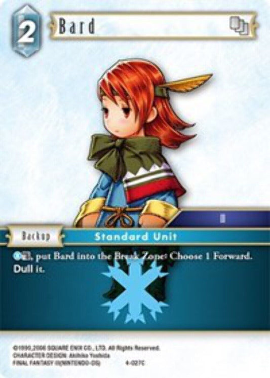 Bard - 4-027C OPUS 4 Final Fantasy TCG
