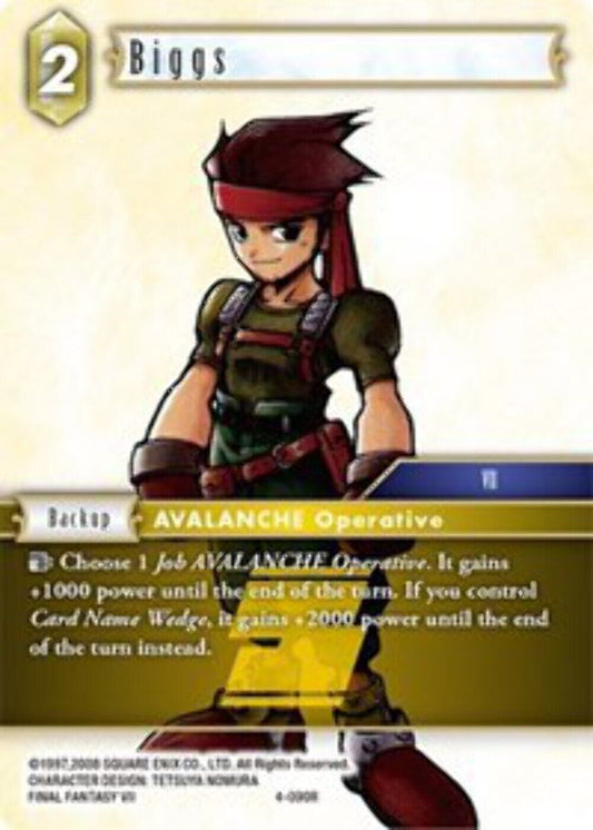 Biggs - 4-090R OPUS 4 Final Fantasy TCG