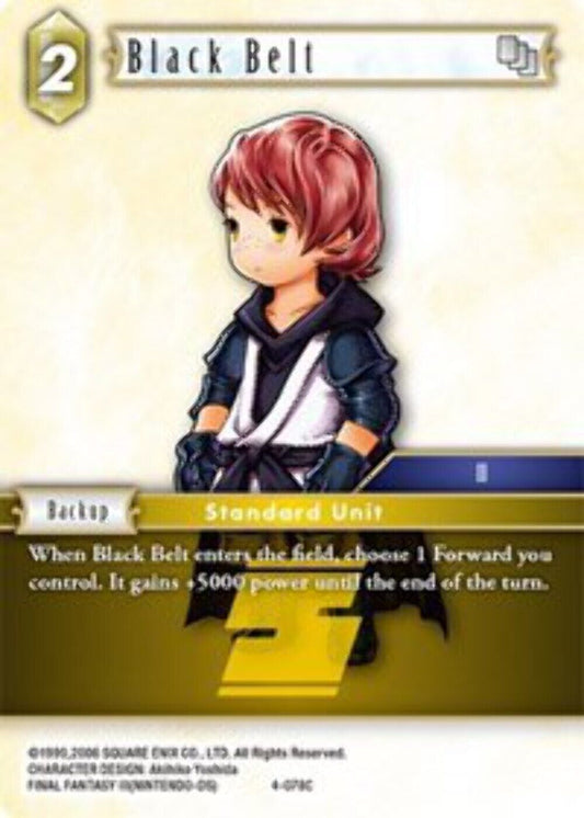 Black Belt - 4-078C OPUS 4 Final Fantasy TCG