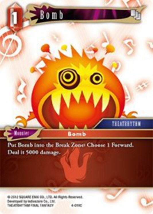 Bomb - 4-019C OPUS 4 Final Fantasy TCG