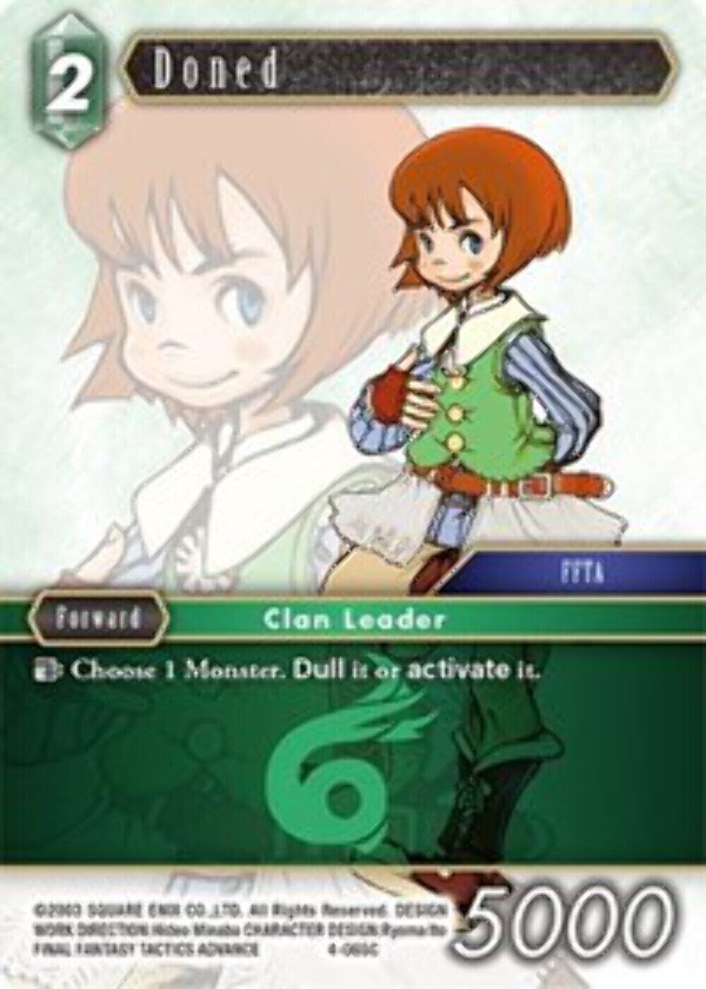 Doned - 4-065C OPUS 4 Final Fantasy TCG