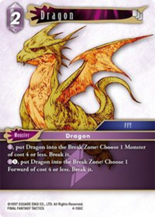 Dragon - 4-106C OPUS 4 Final Fantasy TCG