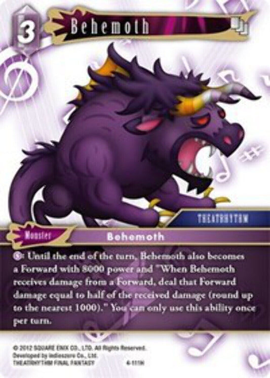 Behemoth - 4-111H OPUS 4 Final Fantasy TCG