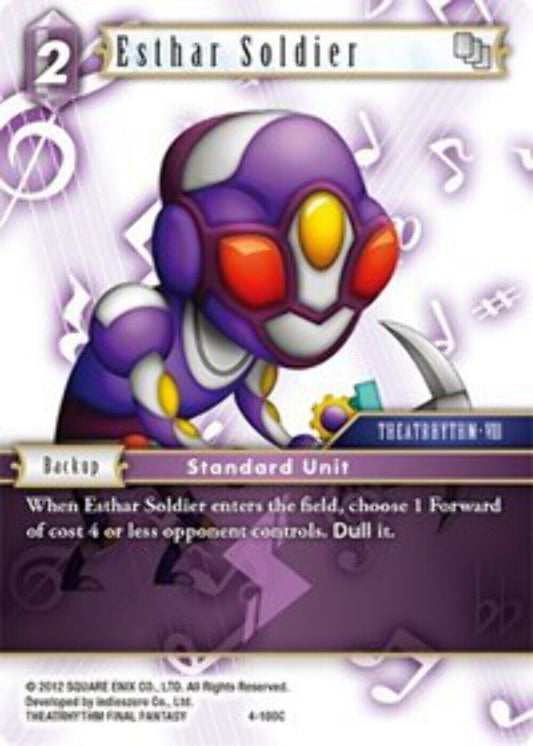 Esthar Soldier - 4-100C OPUS 4 Final Fantasy TCG