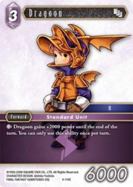 Dragoon - 4-119C - Foil OPUS 4 Final Fantasy TCG