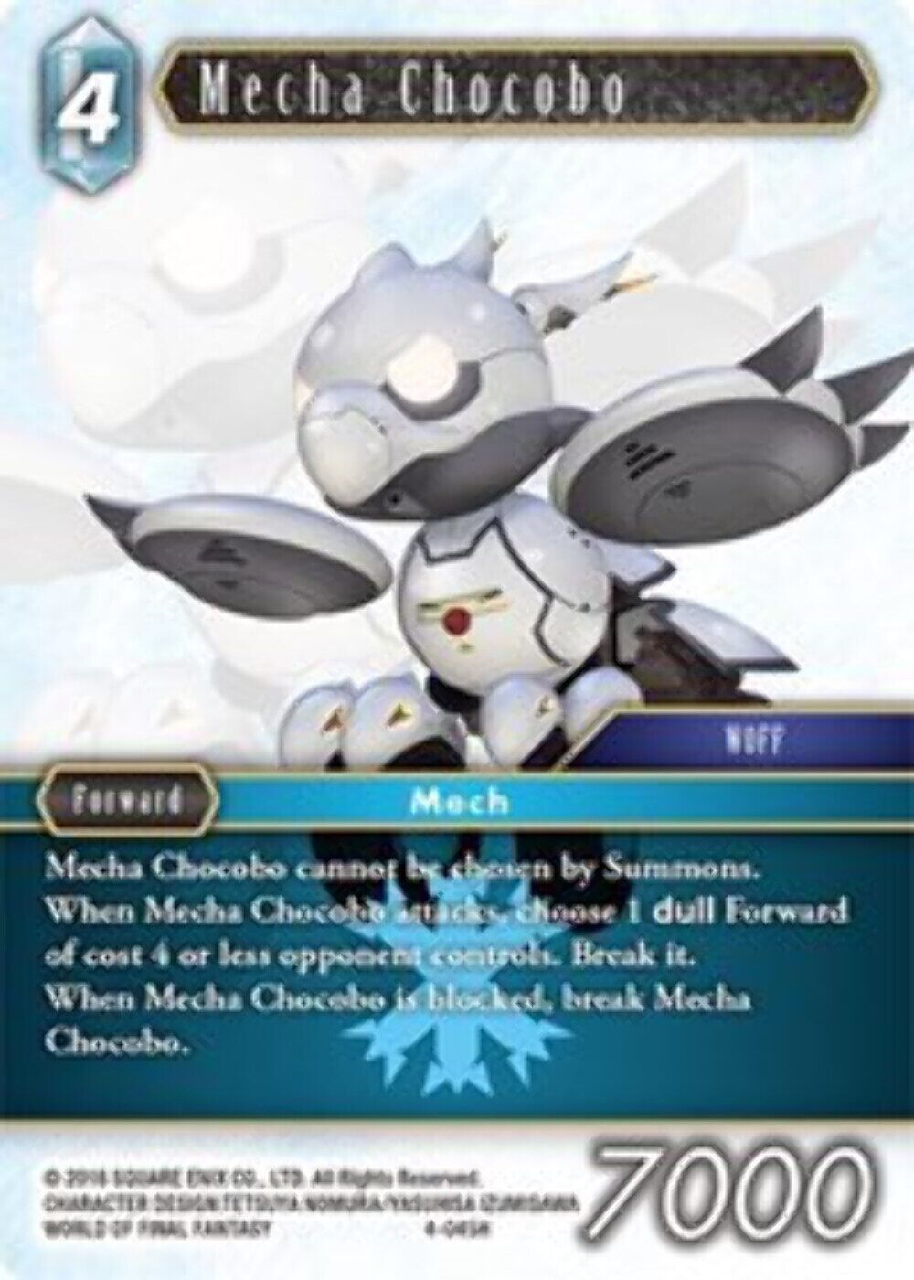 Mecha Chocobo - 4-045H OPUS 4 Final Fantasy TCG