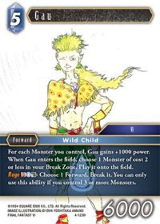 Gau - 4-123H OPUS 4 Final Fantasy TCG