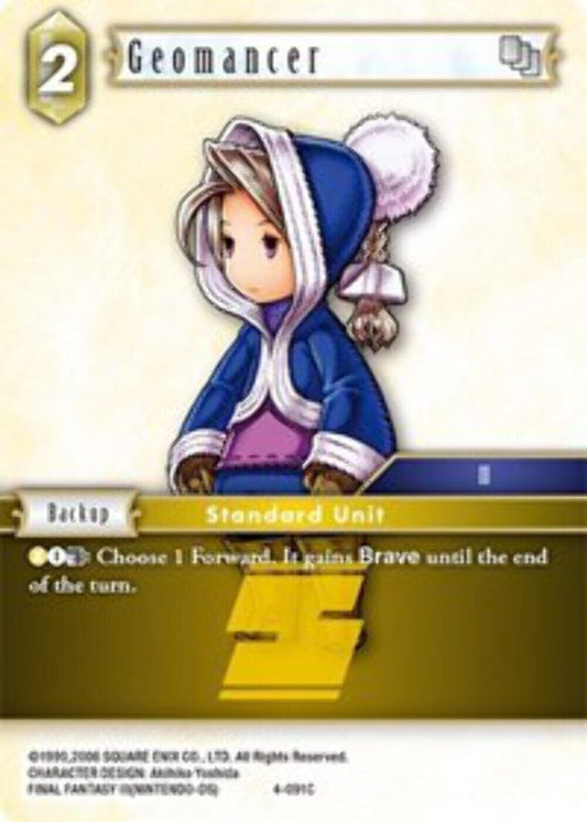Geomancer - 4-091C OPUS 4 Final Fantasy TCG