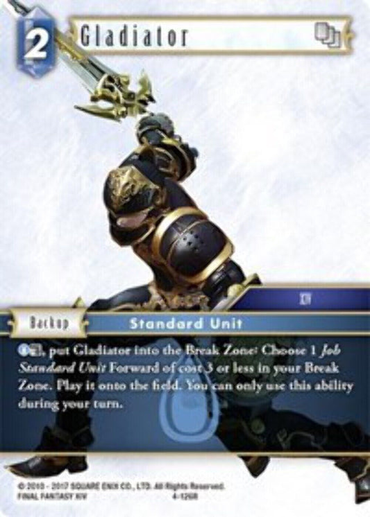 Gladiator - 4-126R OPUS 4 Final Fantasy TCG
