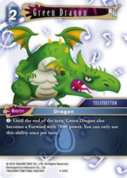 Green Dragon - 4-124C OPUS 4 Final Fantasy TCG