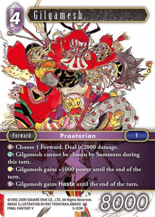 Gilgamesh - 3-103H OPUS 3 Final Fantasy TCG