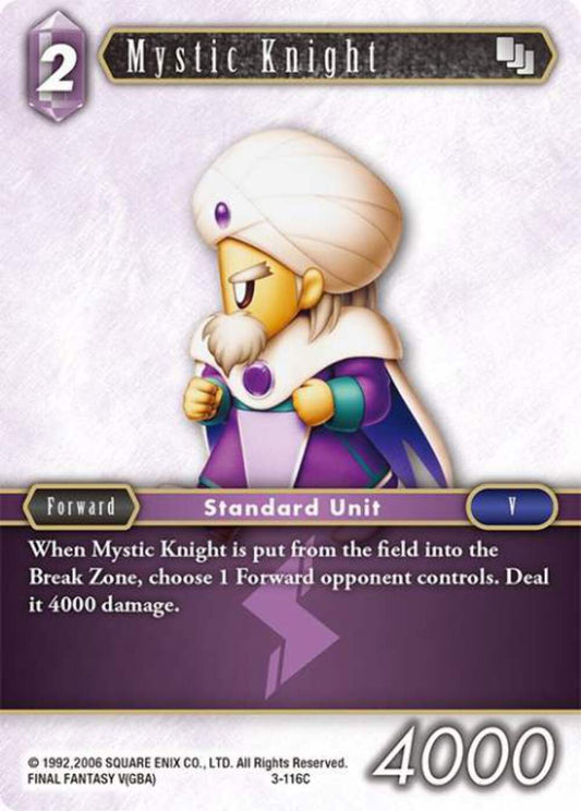 Mystic Knight - 3-116C OPUS 3 Final Fantasy TCG