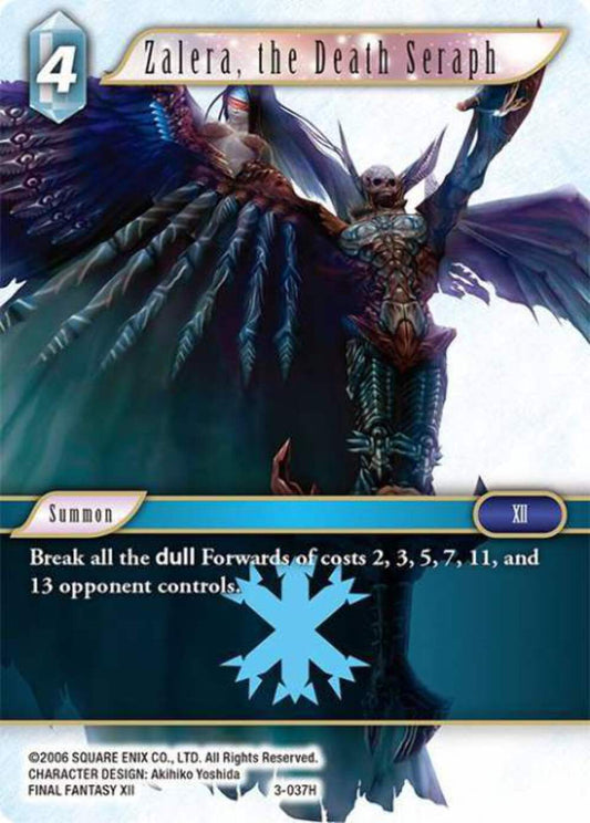 Zalera, the Death Seraph - 3-037H OPUS 3 Final Fantasy TCG